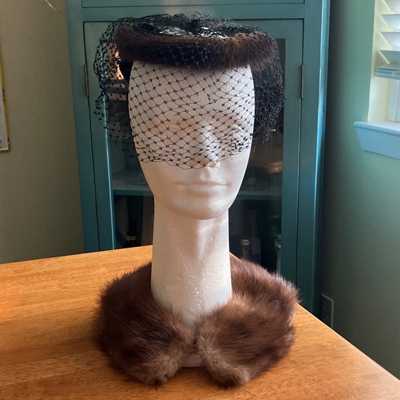 Vintage Fur Collar Fur Neck Wrap - Picture 3 of 6